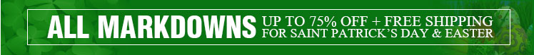 All Markdowns (Up to 75% OFF) + Free Shipping For Saint Patrick’s Day & Easter