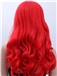 Lace Front 2015 New Long Wavy Red Remy Wigs