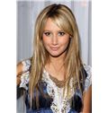 Full Lace Long Straight Blonde Human Hair Wigs