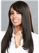 Capless Long Straight Sepia African American Wigs
