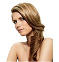 Sale Wigs Full Lace Long Wavy Brown Remy Hair Wigs