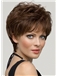 Dynamic Feeling from Capless Short Wavy Brown Indian Remy Hair Wigs