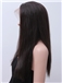 Hot Lace Front Long Straight Brown Indian Remy Hair Wigs