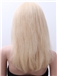 Blonde Full Lace 100% Human Hair Medium Wavy Wigs