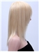 Virgin Brazilian Hair Medium Straight Capless Blonde Wigs