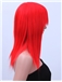 Custom Medium Red Female Celebrity Hairstyle Human Hair African American Wigs