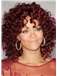 Outstanding Medium Red Lace Front Celebrity Hairstyle