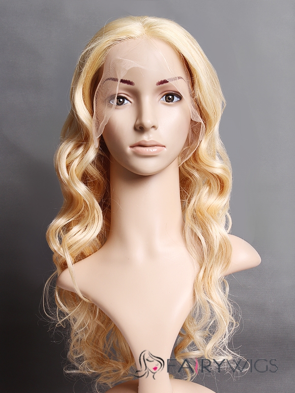 Blonde Full Lace Cheap Long Celebrity Hairstyle
