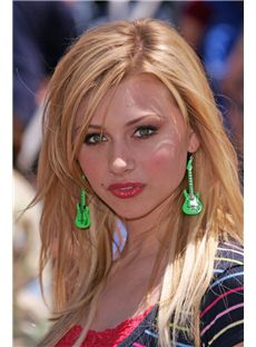 Perfect Medium Blonde Full Lace Celebrity Hairstyle