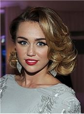 Sparkle Short Lace Front Blonde Celebrity Hairstyle 100% Human Hair