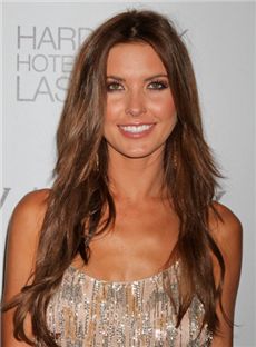 Delicate Long Brown Full Lace Celebrity Hairstyle