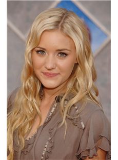 Glitter Long Blonde Full Lace Celebrity Hairstyle