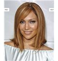 Personalized Medium Brown Full Lace Celebrity Hairstyle
