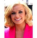 Multi-function Short Blonde Full Lace Celebrity Hairstyle