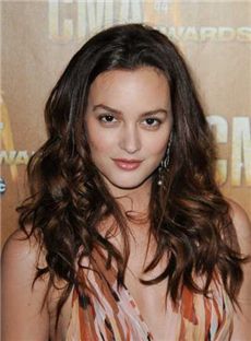 Lustrous Medium Sepia Lace Front Celebrity Hairstyle