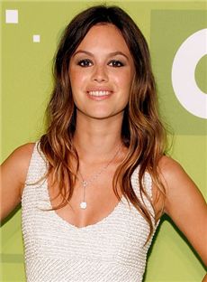 Up-to-date Long Brown Lace Front Celebrity Hairstyle