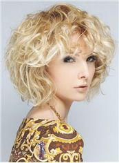 Lovely Blonde Capless Remy Hair Wigs for Women