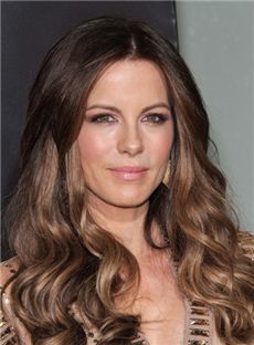 Lustrous Sepia Lace Front Remy Hair Wigs for Women