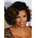 Stunning Short Wavy Sepia African American Full Lace Wigs for Women