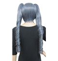 Pretty Capless Long Synthetic Hair Black Wavy Cheap Costume Wigs