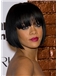 Exquisite Short Black Synthetic Hair Wigs for Black Women