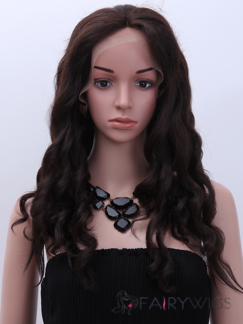 Lace Front Long Black Lace Front Real Hair Wigs for Black Women