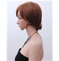 New Style Short Wavy Brown African American Wigs for Women