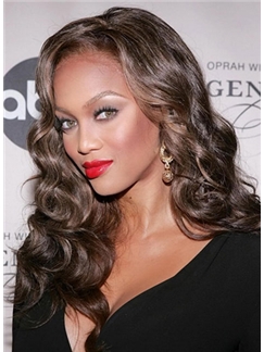 Best Long Wavy Brown African American Lace Front Wigs for Women