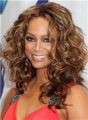 Online Medium Wavy Brown African American Full Lace Wigs for Women