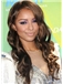 Fabulous Long Wavy Brown African American Lace Front Wigs for Women