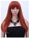 Cheap Capless Long Straight Red Remy Hair Wig