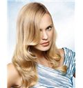 Affordable Full Lace Long Wavy Blonde Remy Hair Wig
