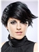 Newest Full Lace Short Straight Black Remy Hair Wig