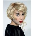 Mysterious Full Lace Medium Wavy Blonde Remy Hair Wig