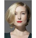 Top-rated Full Lace Short Wavy Blonde Remy Hair Wig