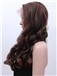 Amazing Lace Front Long Wavy Brown Indian Remy Hair Wig