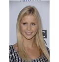 Graceful Full Lace Medium Straight Blonde Indian Remy Hair Wig
