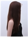 Trendy Full Lace Long Straight Brown Remy Hair Wig