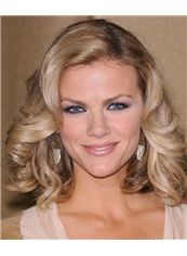 Hot Full Lace Short Wavy Blonde Remy Hair Wig