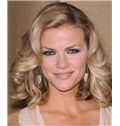 Hot Full Lace Short Wavy Blonde Remy Hair Wig