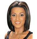 Affordable Short Straight Sepia African American Lace Wigs for Women 