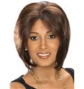 Cheap Short Straight Brown African American Lace Wigs for Women