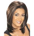 Online Wigs Medium Wavy Sepia African American Lace Wigs for Women