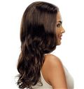 Exquisite Long Wavy Sepia African American Lace Wigs for Women