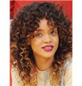 Personalized Medium Wavy Brown African American Wigs for Women