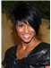 New Fashion Short Straight Black African American Wigs for Women 10 Inch