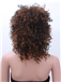 Custom Super Charming Short Curly Brown African American Wigs for Women