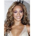 Attractive Long Wavy Brown African American Lace Wigs for Women