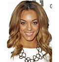 Noble Medium Wavy Blonde African American Lace Wigs for Women