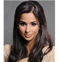 Grand Long Straight Sepia African American Lace Wigs for Women